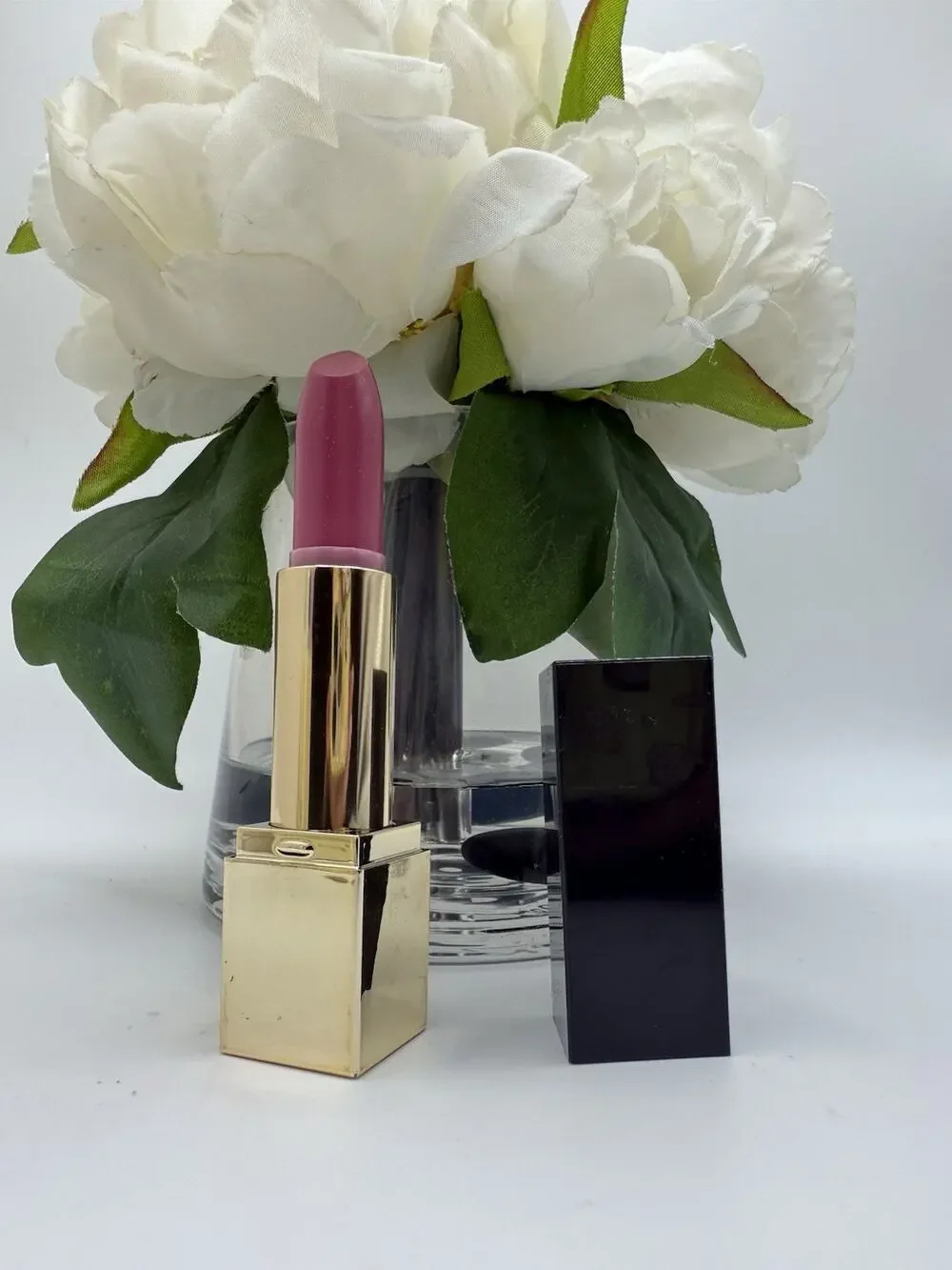 Estee Lauder Pure Color Shimmer Crystal Lipstick 29 Demure Rose Full Size